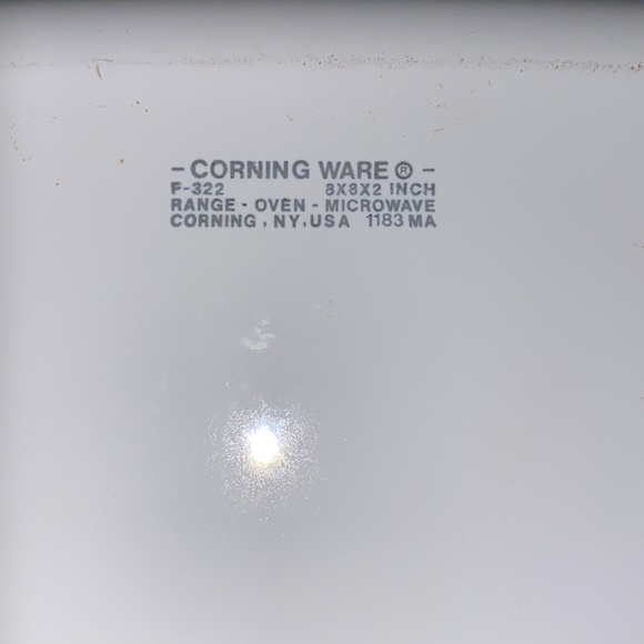 Vintage Spring Flowers Corning Ware baker, F-322 - Picture 9 of 9